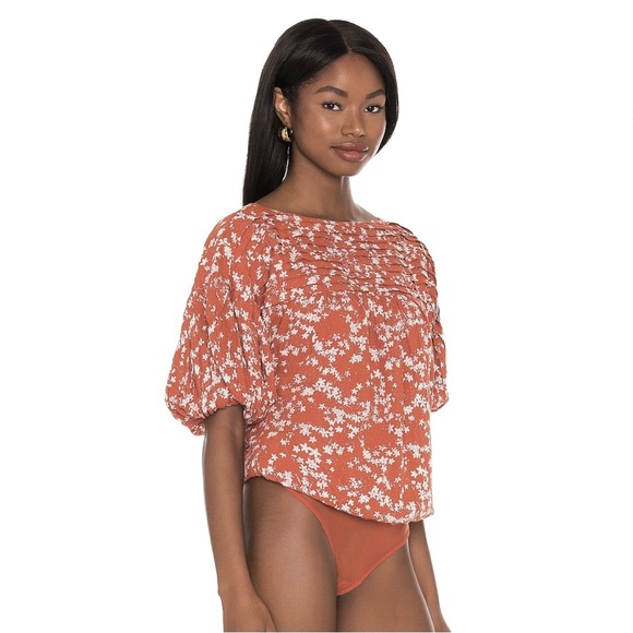 NEW FREE PEOPLE REVOLVE FLORAL PRINT BODYSUIT - Picture 5 of 9